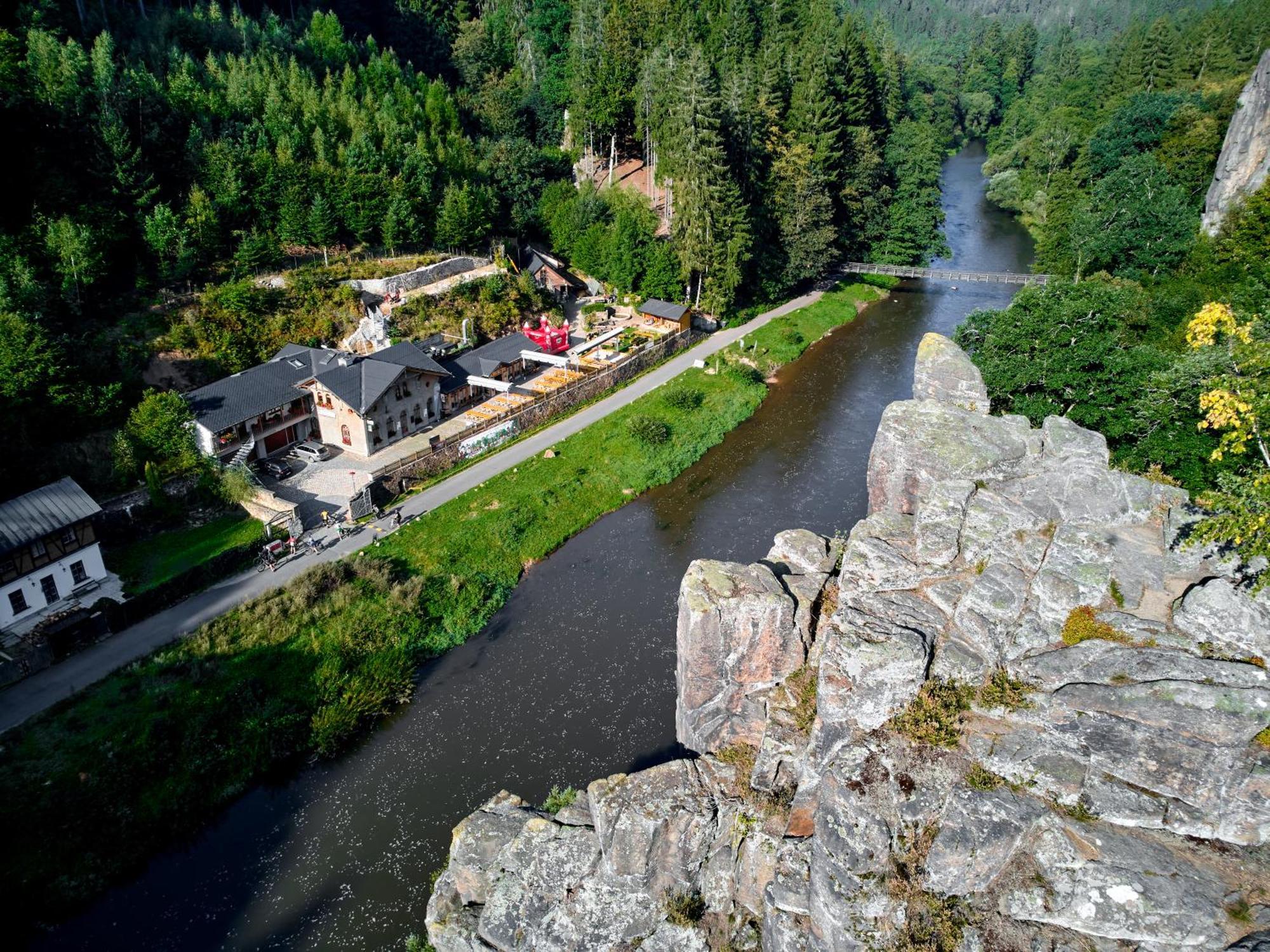 Apartmány Svatošské skály Loket Esterno foto