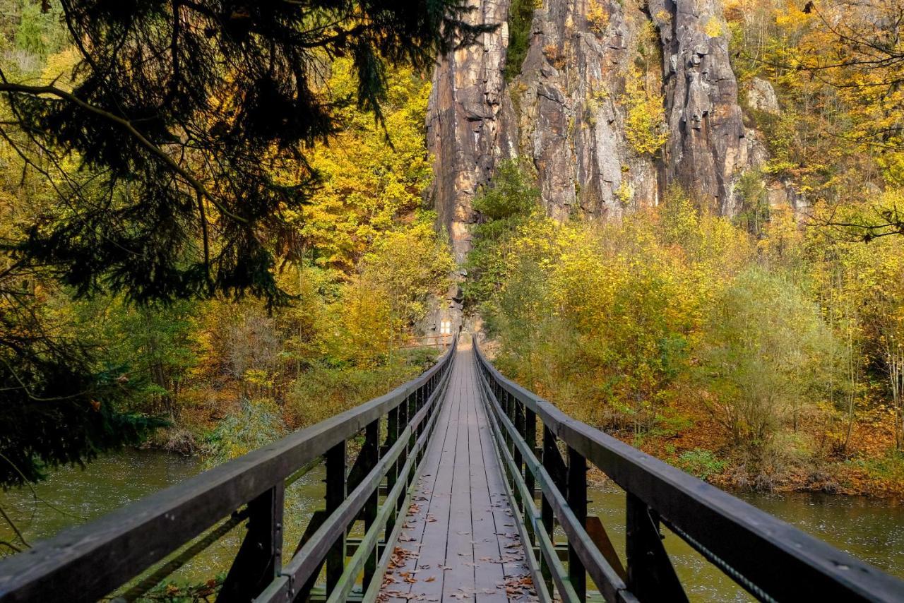 Apartmány Svatošské skály Loket Esterno foto
