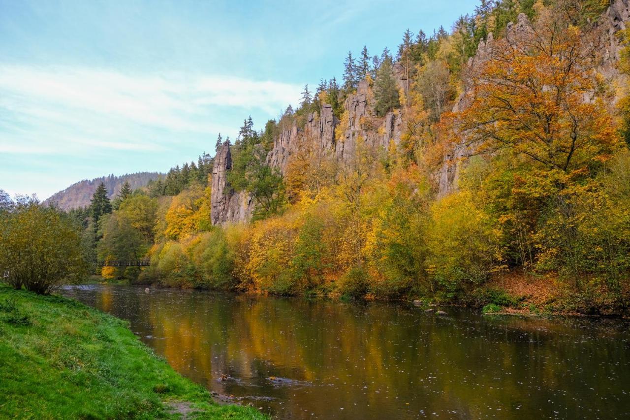 Apartmány Svatošské skály Loket Esterno foto